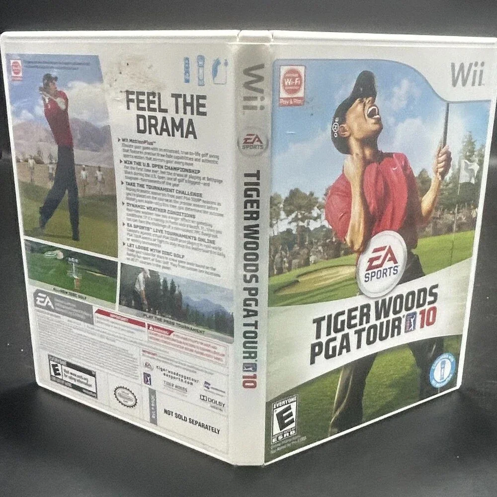 Tiger Woods PGA TOUR 10 Wii (Nintendo Wii, 2009) EA Sports CIB